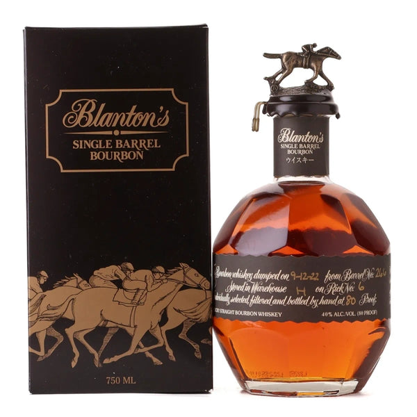 ブラントン ブラック 12本セット・Blanton's BLACK Blanton's 'Black' Takara Edition Single Barrel Bourbon – FineLiquors