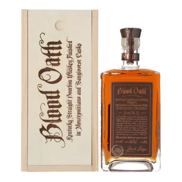 Blood Oath Pact No. 12 Kentucky Straight Bourbon Whiskey 750ml