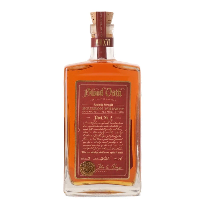 Blood Oath Pact No. 2 Kentucky Straight Bourbon Whiskey 750ml