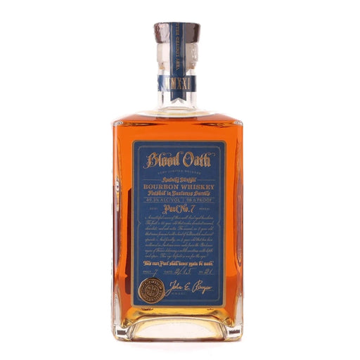 Blood Oath Pact No. 7 Kentucky Straight Bourbon Whiskey 750ml