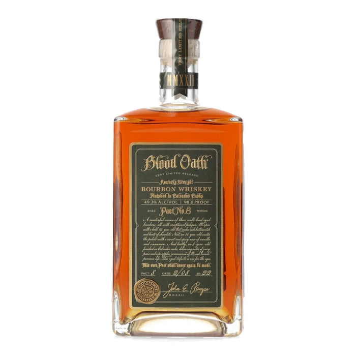 Blood Oath Pact No. 8 Kentucky Straight Bourbon Whiskey 750ml