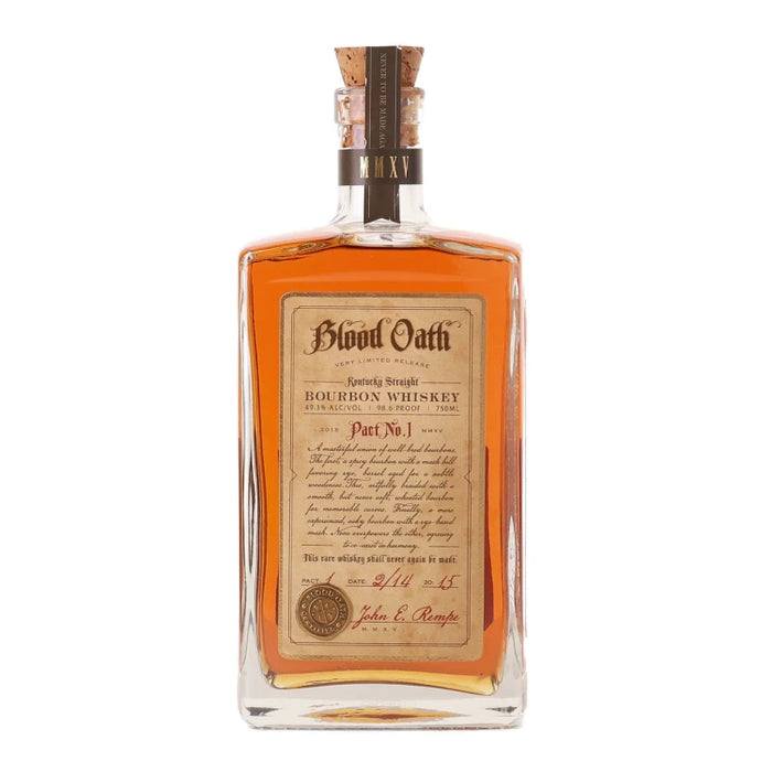 Blood Oath Pact No 1 Kentucky Straight Bourbon Whiskey 750ml