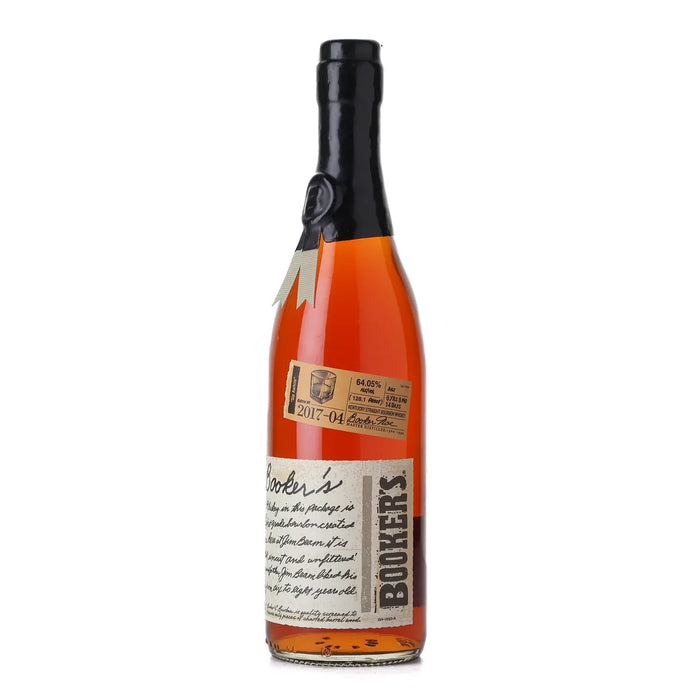 Booker's 2017-04 Sip Awhile Batch Bourbon 750ml Side