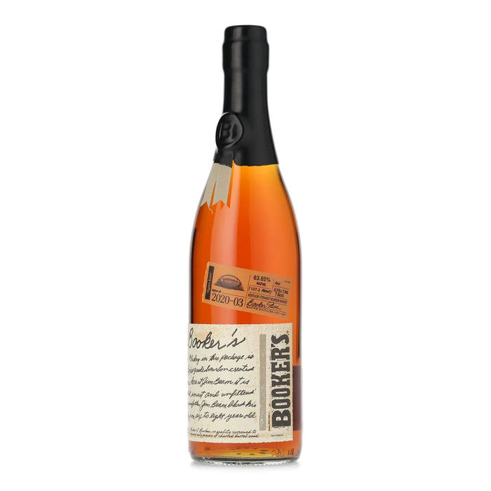 Booker's 2020-03 Pigskin Batch Bourbon 750ml Side