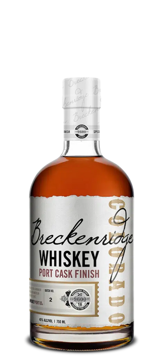 Breckenridge Port Cask Finish Bourbon Whiskey 750ml