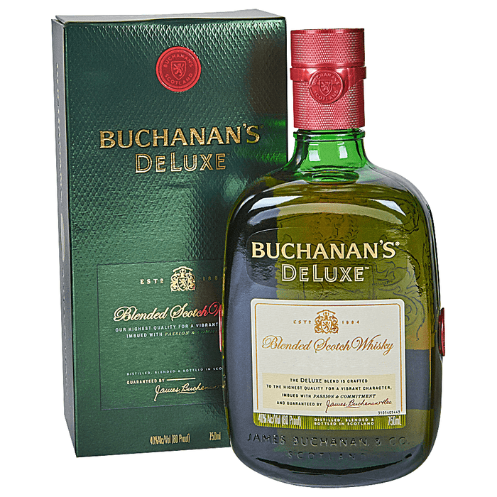 Buchanan's De Luxe 12 Year Old Blended Scotch Whisky 750ml
