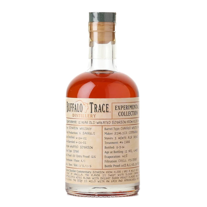 Buffalo Trace Experimental Collection 12 Year Old Floor 1 Wheated Bourbon Whiskey 375ml