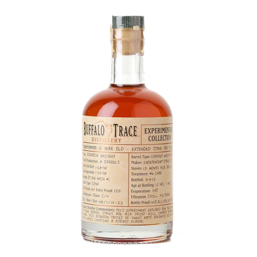 Buffalo Trace Experimental Collection 15 Year Old Extended Stave Dry Time Bourbon Whiskey 375ml