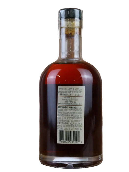 Buffalo Trace Experimental Collection Cabernet Franc 6 Year Old Whiskey 375ml Back