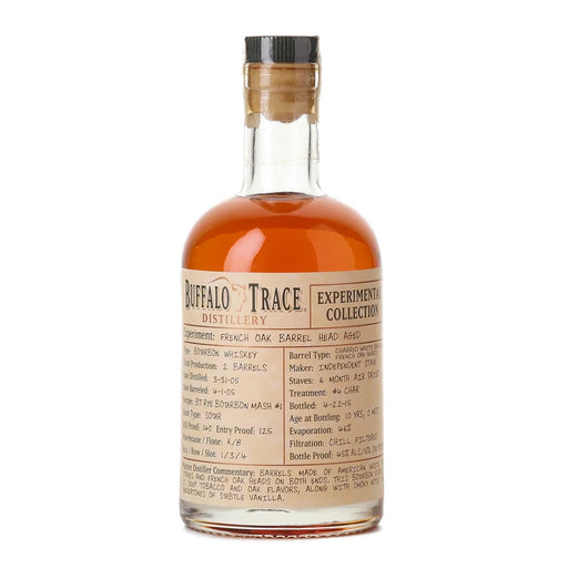 Buffalo Trace Experimental Collection French Oak Barrel Head Aged
