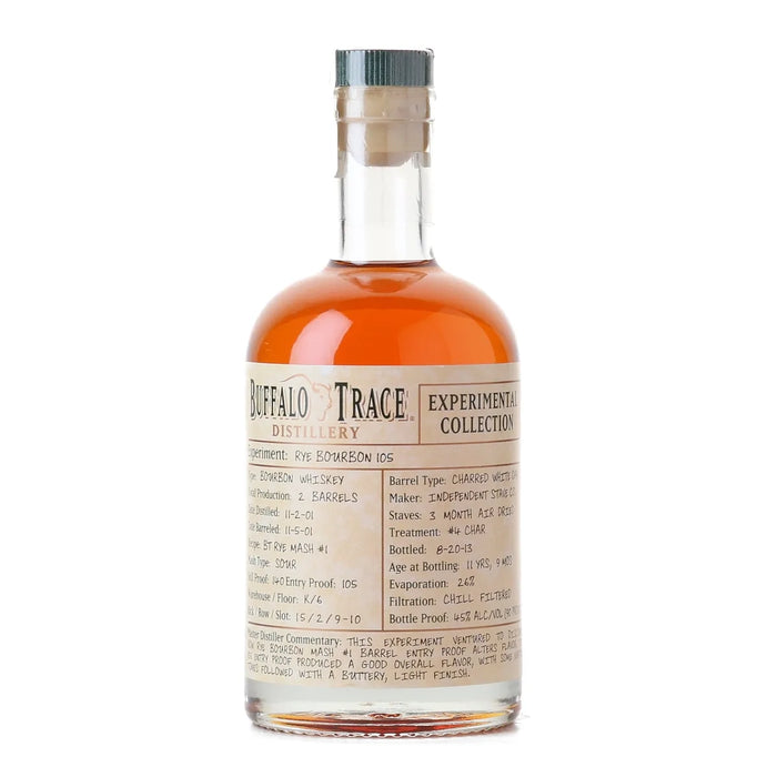 Buffalo Trace Experimental Collection Rye Bourbon 105 Bourbon Whiskey 375ml