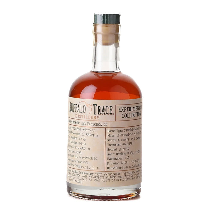 Buffalo Trace Experimental Collection Rye Bourbon 90 Bourbon Whiskey 375ml