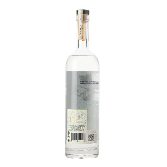 Cascahuin Aniversario Blanco Tequila 750ml Back