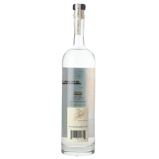 Cascahuin Cerro de Luz Blanco Tequila 750ml Back