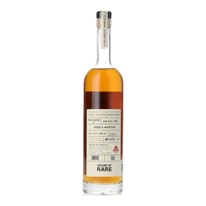 Cascahuin House of Rare Reposado Tequila 750ml Back