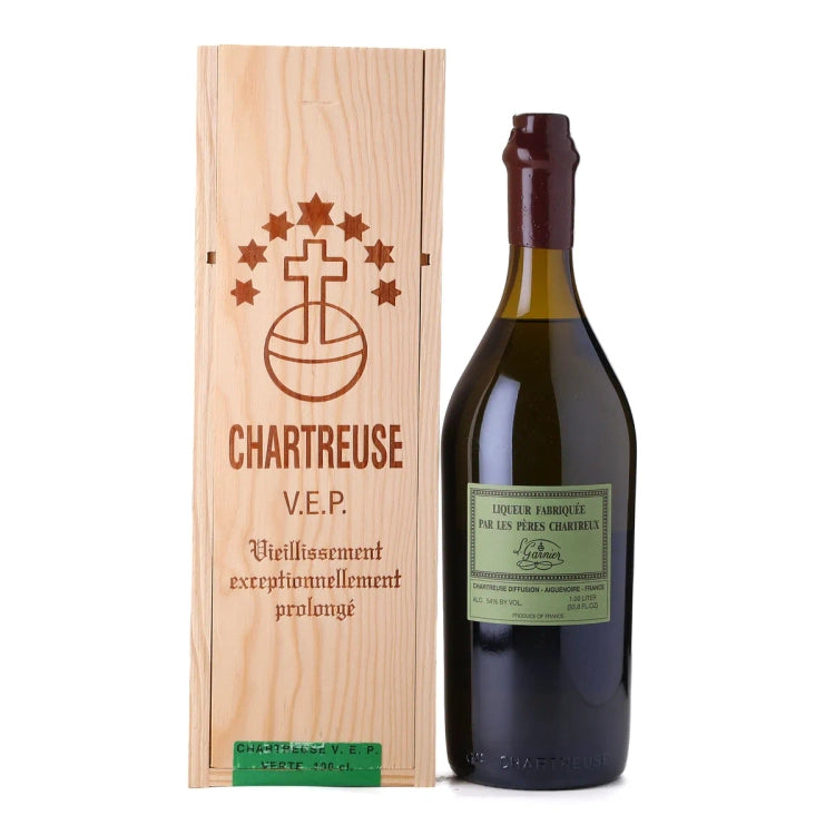 Chartreuse V.E.P. Verte Green Liqueur 1Lt - Cana Wine Company
