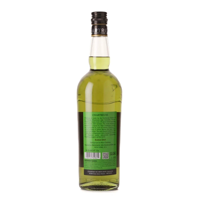 Chartreuse Verte Green Liqueur 750ml Back