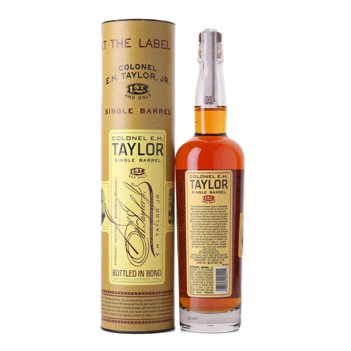 Colonel E.H. Taylor Single Barrel Straight Kentucky Bourbon 750ml Back