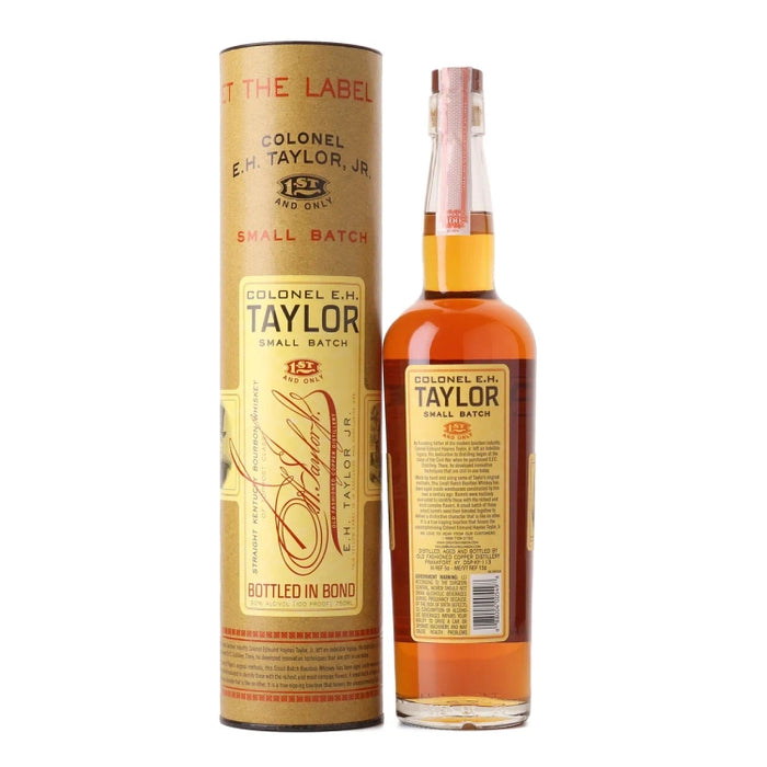 Colonel E.H.Taylor Small Batch Bottled in Bond Kentucky Bourbon 750ml Back