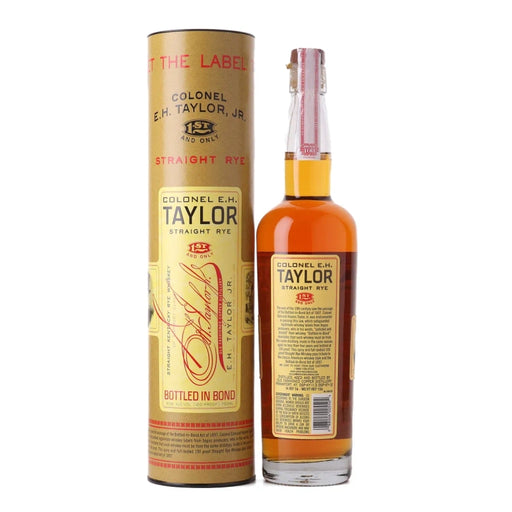 Colonel E.H. Taylor Straight Rye Whiskey 750ml Back