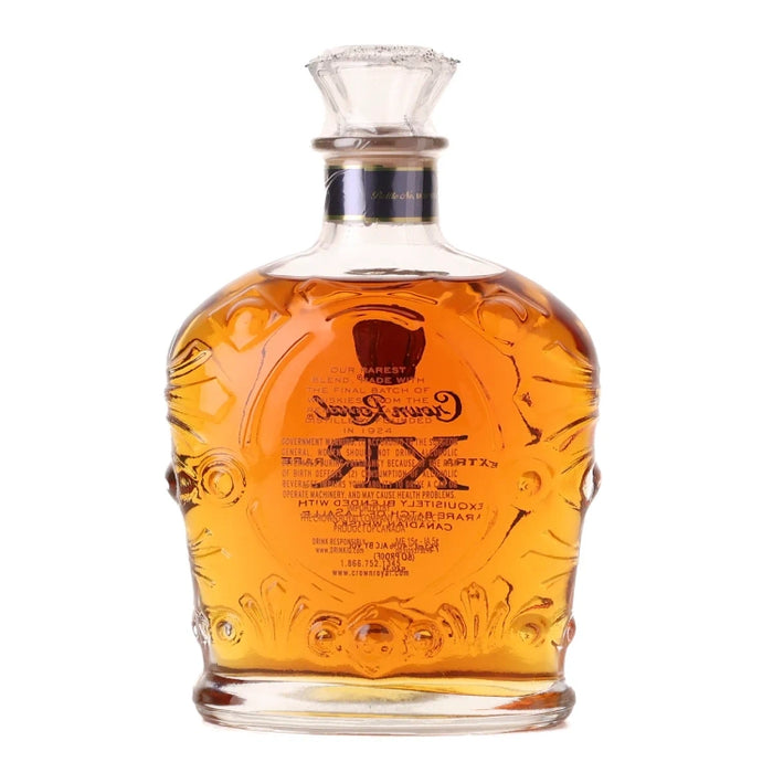 Crown Royal Blue LaSalle Edition XR Extra Rare Canadian Whisky 750ml Back