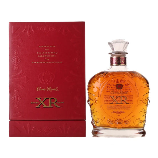 Crown Royal Red Waterloo Edition XR Extra Rare Canadian Whisky 750ml Box