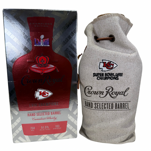Crown Royal Super Bowl 58 Chiefs Hand Selected Canadian Whisky 750ml