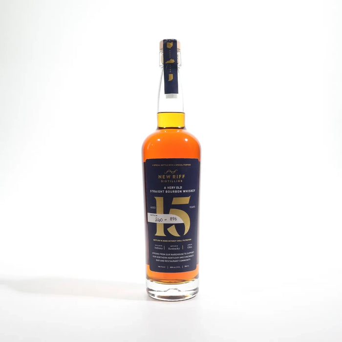 2021 New Riff 15 Year Old Straight Bourbon Whiskey 750ml