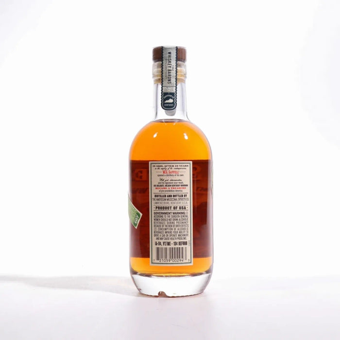 W.B. Saffell Batch 1 Straight Bourbon Whiskey 375ml