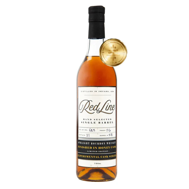 2025 Red Line Honey Cask Finish Straight Bourbon Whiskey 750ml