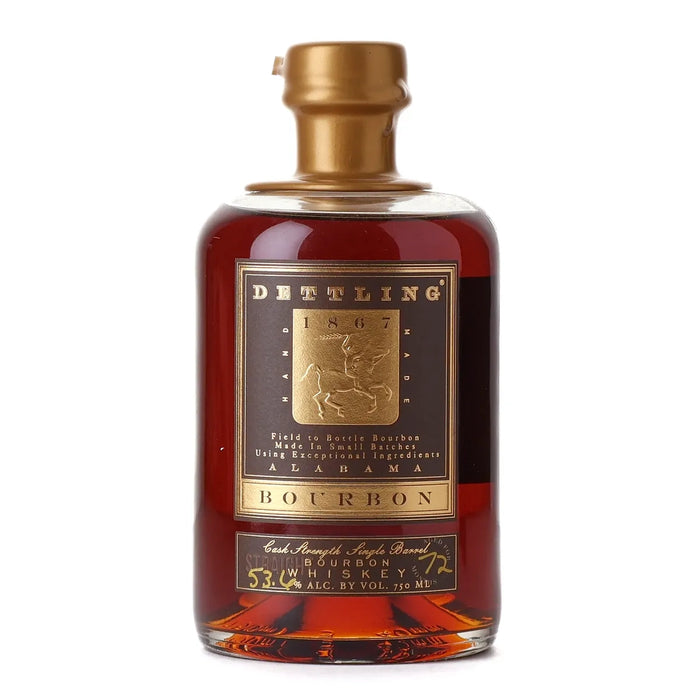 Dettling 1867 Gold Wax Cask Strength Single Barrel Straight Bourbon Whiskey 750ml