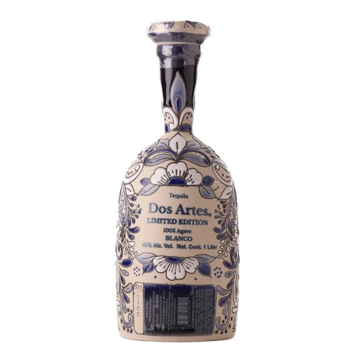 Dos Artes Skull Calavera Limited Edition Blanco Tequila 1Lt Back