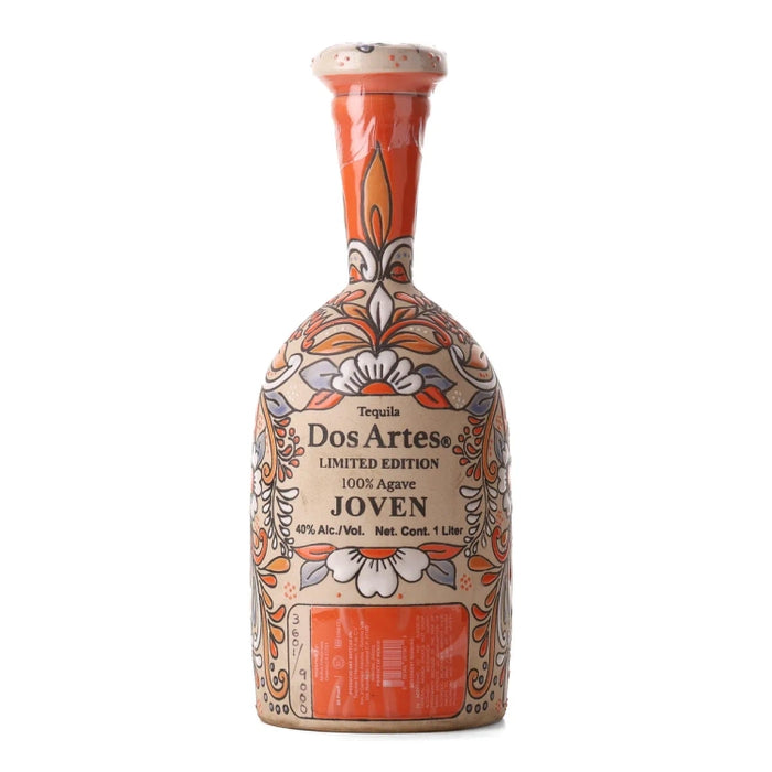Dos Artes Skull Calavera Limited Edition Joven Tequila 1Lt Back