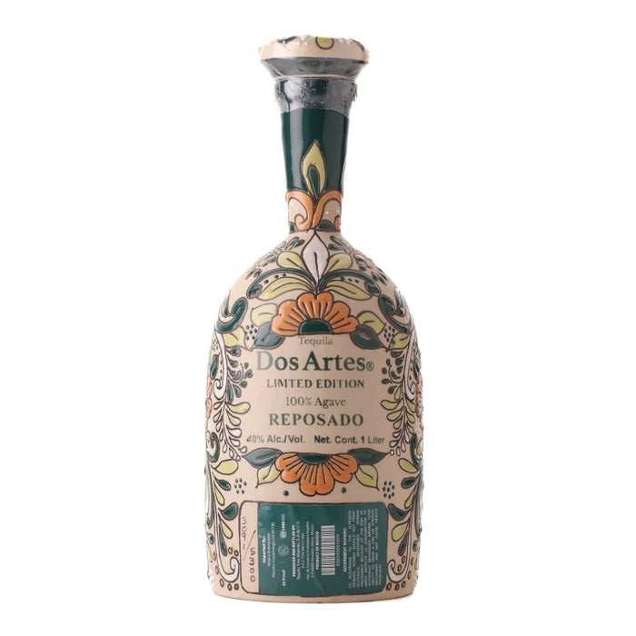 Dos Artes Skull Calavera Limited Edition Reposado Tequila 1Lt Back