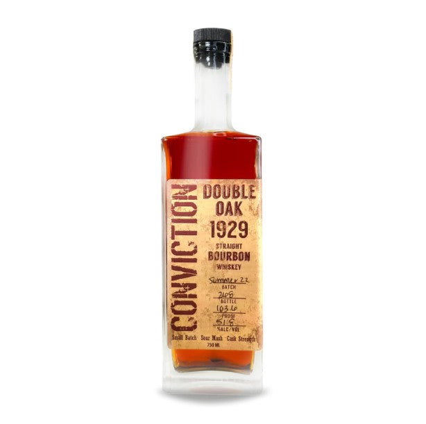 Conviction 1929 Double Oak Straight Bourbon Whiskey 750ml