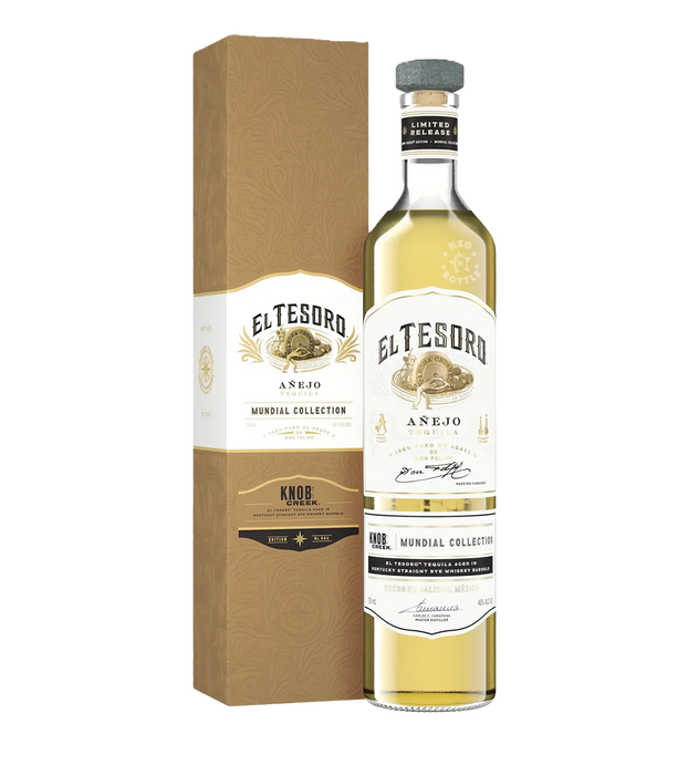 El Tesoro de Don Felipe Mundial Collection Knob Creek Barrels Anejo Tequila 750ml