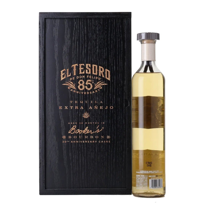 El Tesoro Don Felipe 85th Anniversario Extra Anejo Tequila 750ml Back
