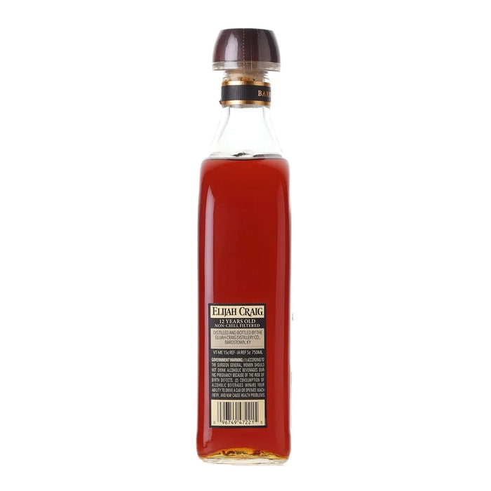 Elijah Craig Barrel Proof Batch A118 Kentucky Bourbon 750ml Side