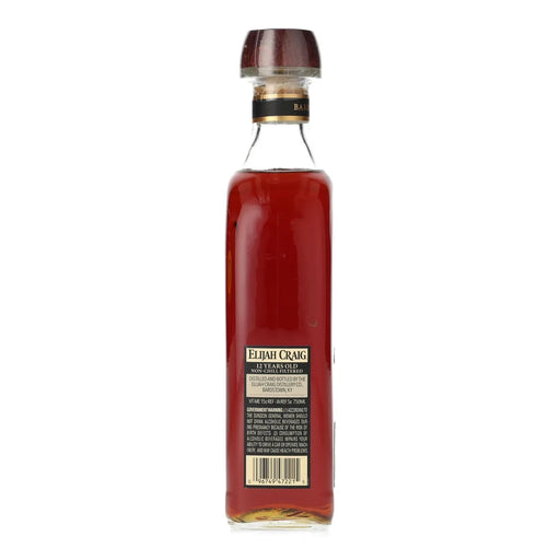 Elijah Craig Barrel Proof Batch A119 Kentucky Bourbon 750ml Side