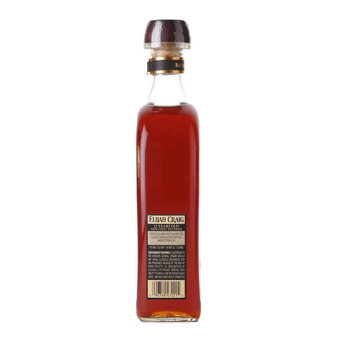 Elijah Craig Barrel Proof Batch A121 Kentucky Bourbon 750ml SIde