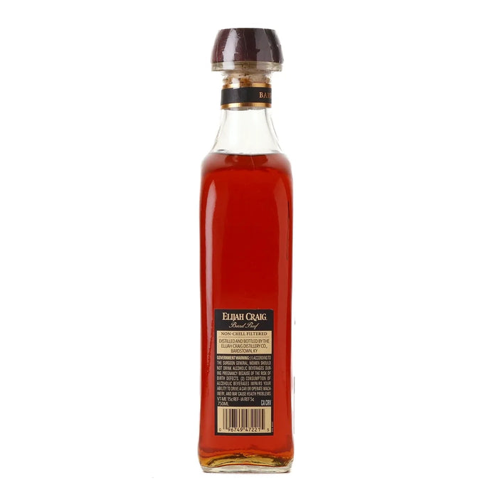Elijah Craig Barrel Proof Batch A125 Kentucky Bourbon 750ml Side