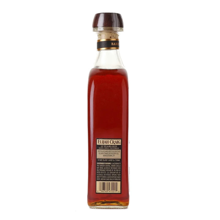 Elijah Craig Barrel Proof Batch B521 Kentucky Bourbon 750ml Side