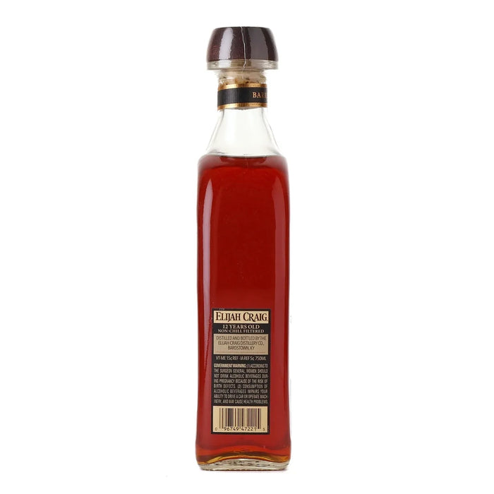 Elijah Craig Barrel Proof Batch C921 Kentucky Bourbon 750ml Side