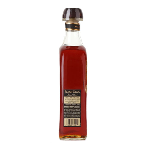 Elijah Craig Barrel Proof Batch C924 Kentucky Bourbon 750ml Side