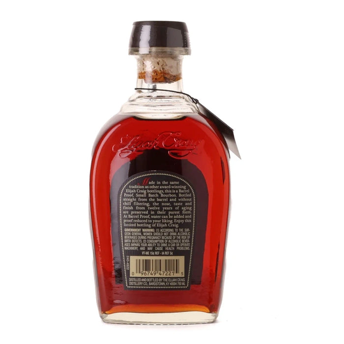 Elijah Craig Batch 2 Barrel Proof Kentucky Straight Bourbon Whiskey 750ml