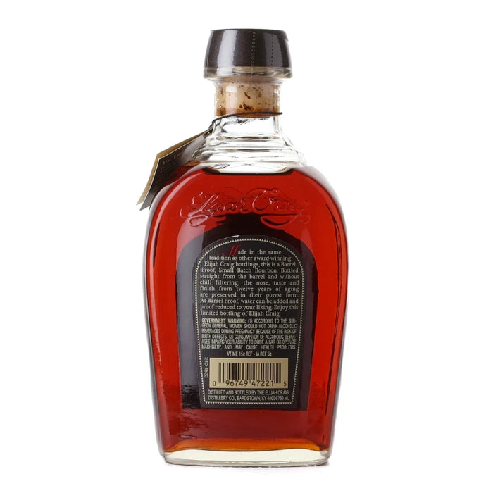 Elijah Craig Batch 3 Barrel Proof Kentucky Straight Bourbon Whiskey 750ml