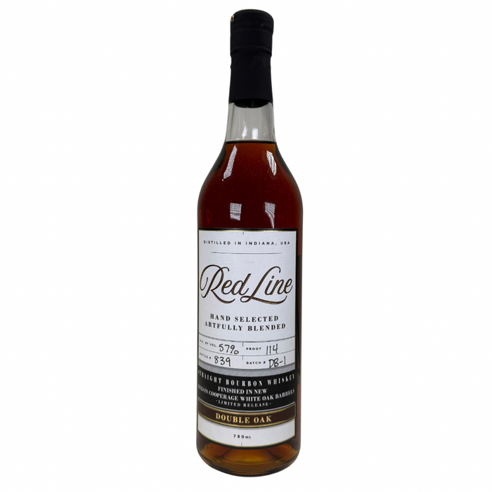 Red Line Double Oak Straight Bourbon Whiskey 750ml