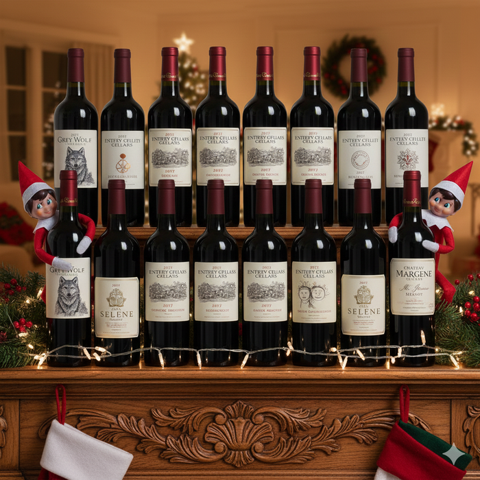 The Elf on the Shelf's California Red Wine 12-Pack Bundle