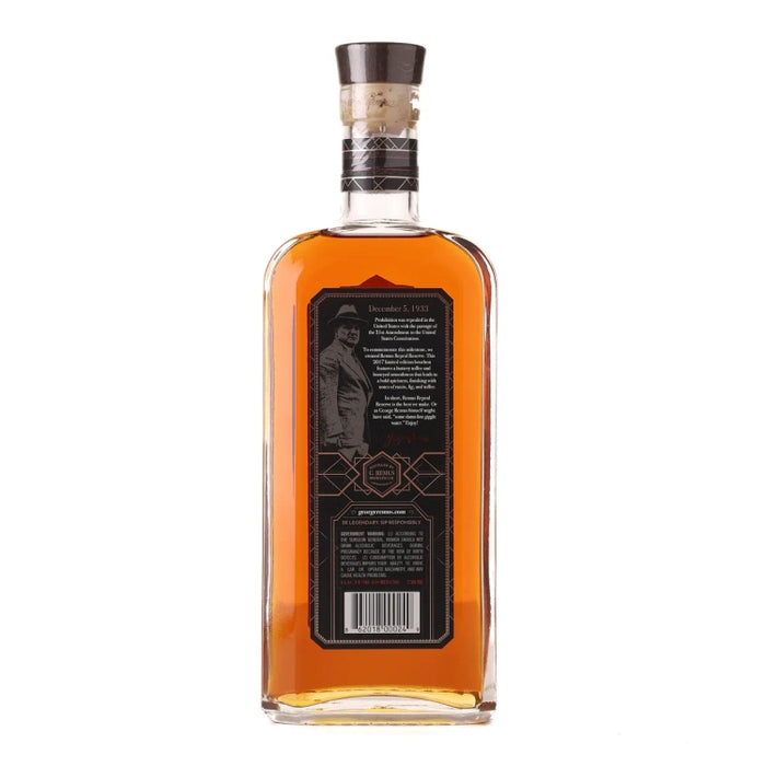 George Remus Repeal Reserve Series I Straight Bourbon 750ml Back