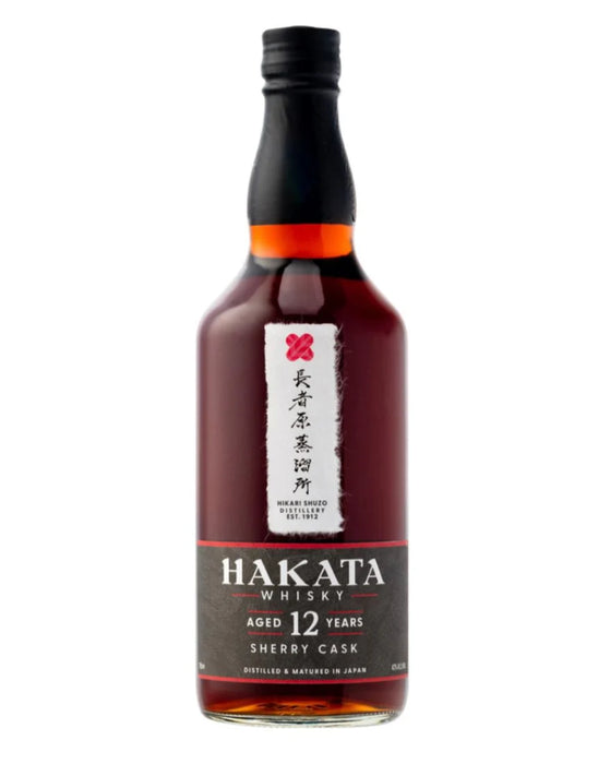 Hakata 12 Year Old Sherry Cask Finish Japanese Whisky 700ml